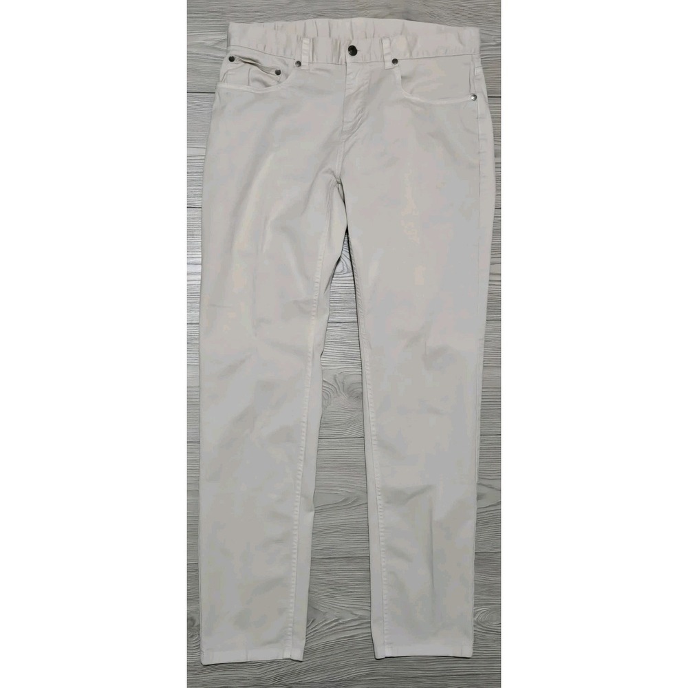 Brooks Brothers Pants Mens 34x32 Slim Fit Chino Cotton Blend Beige